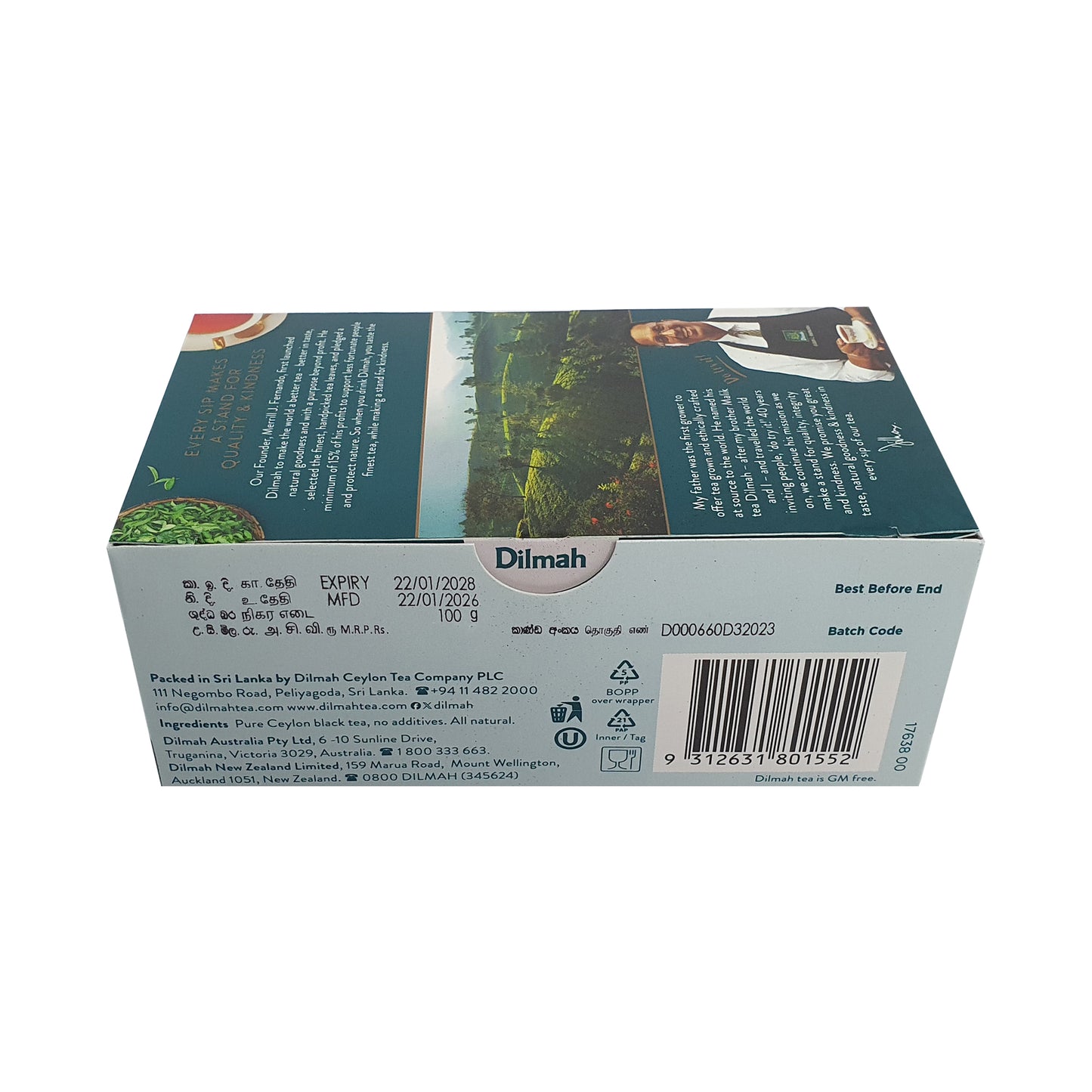 Dilmah Premium Ceylon Tea Bags