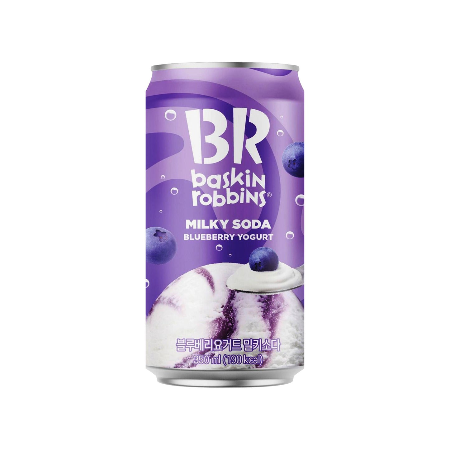 Baskin Robbins Blueberry Yogurt Milky Soda (350ml)
