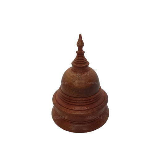 Lakpura® Buddha Stupas Wood Color (H-4 inch W-3 inch)