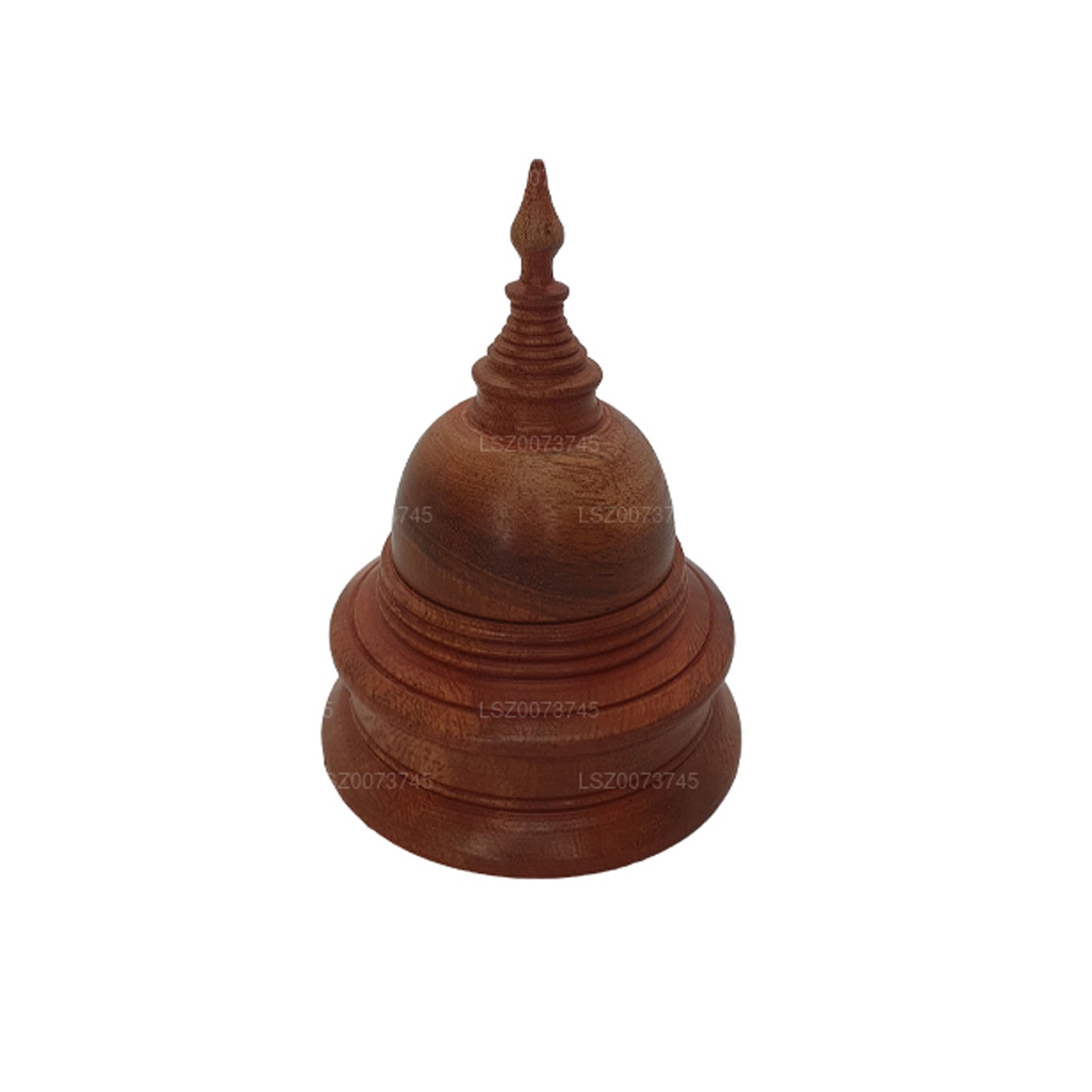 Lakpura® Buddha Stupas Wood Color (H-4 inch W-3 inch)