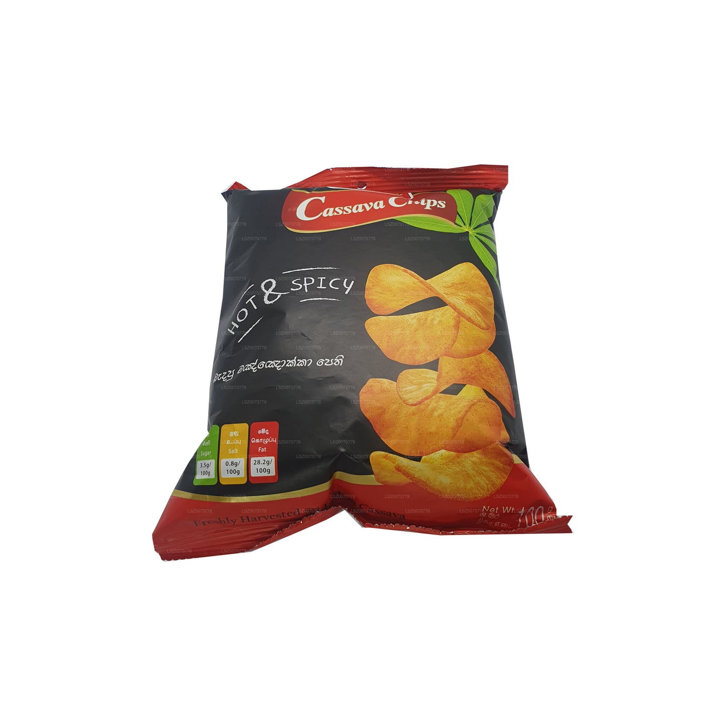 Rancrisp Cassava Chips Hot and Spicy (100g)