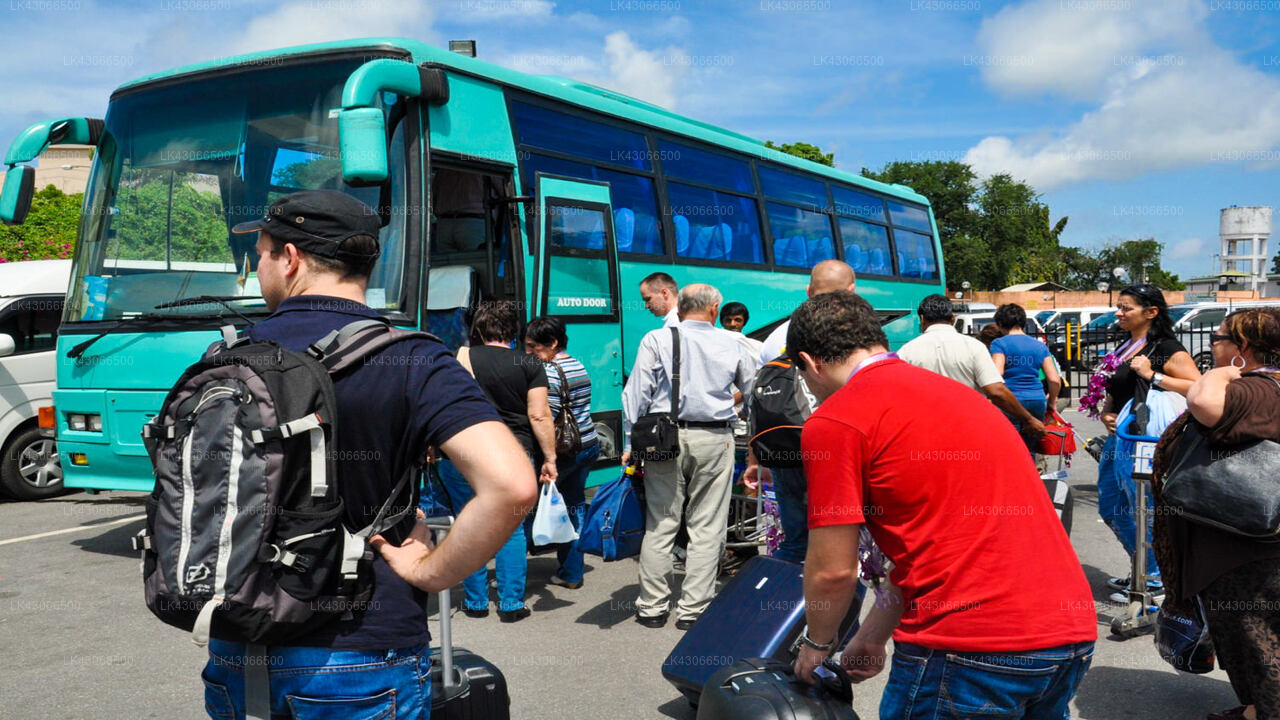 Transfer between Colombo Airport (CMB) and Siam View Hotel, Arugam Bay